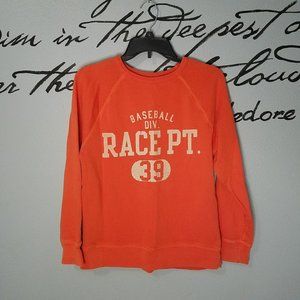 Old Navy Orange Baseball Sweatshirt, YL